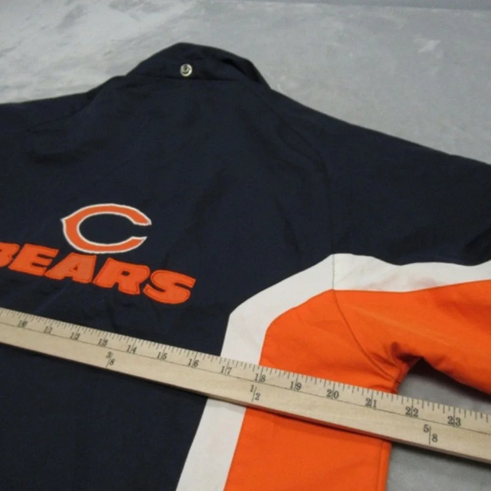 Vintage Chicago Bears Reebok Jacket Youth‎ Large Blue Full Zip Windbreaker NFL